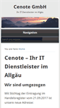 Mobile Screenshot of cenote.de